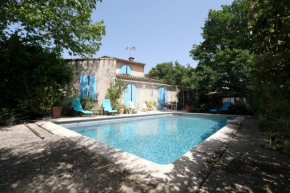 jolie location, maison avec piscine et joli jardin fleuri, à oppède dans le luberon en provence – 6 personnes